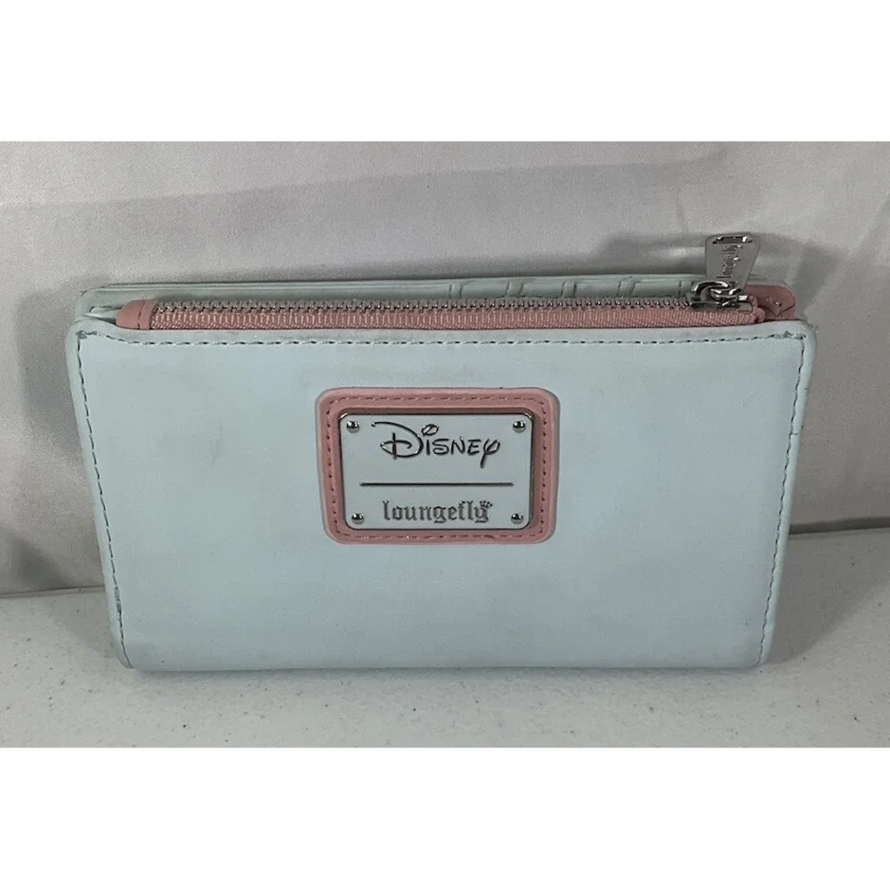 Loungefly Disney Dumbo Girls Ladies Blue Wallet Shaped In A Ticket Circus Style